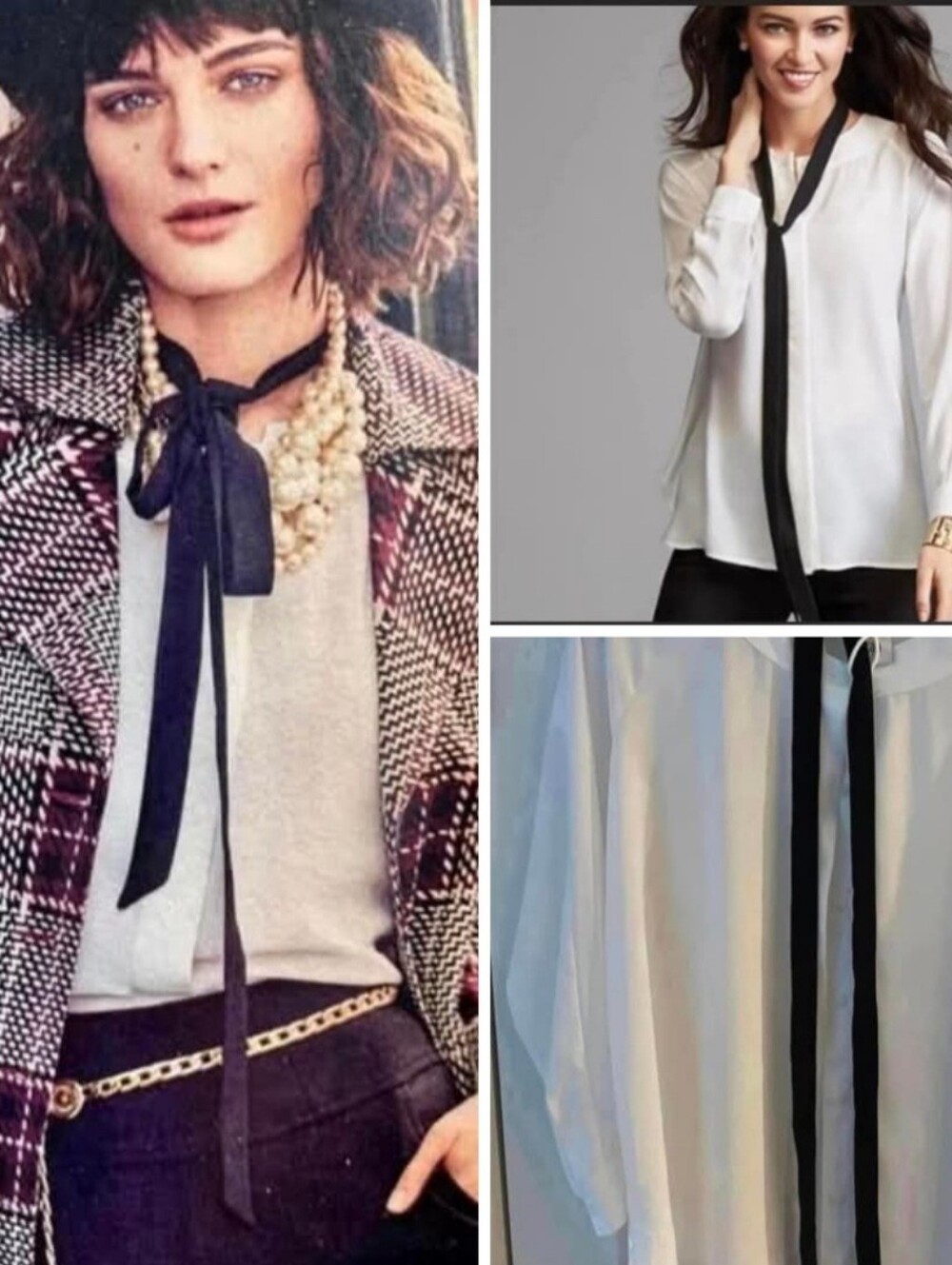 Cabi Tuxedo Blouse